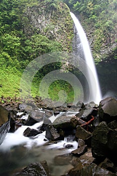 Famous waterfall La Fortuna