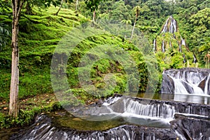 Waterfall at Santa Rosa de Cabal, Colombia photo