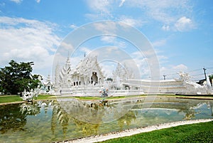 Famous white temple