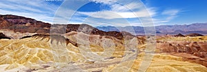 Famous Zabriskie Point in Death Valley National Park
