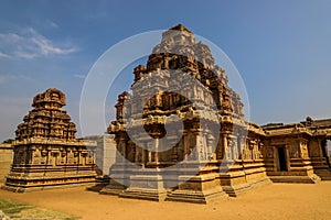 The famouse temples of Humpi at its full glory photo