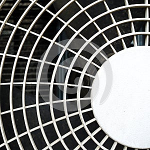 Fan aircondition close-up