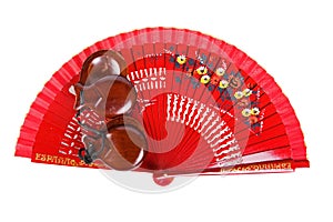 Fan with castanets
