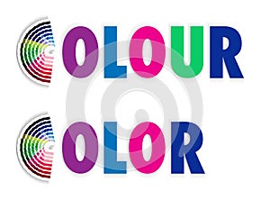 Fan colour or color swatch