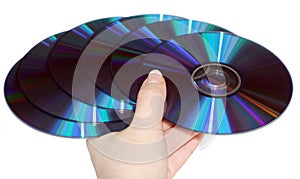 Fan from compact discs photo