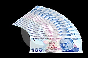 Fan of hundred Liras