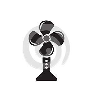 Fan icon. icons in a style of flat design.