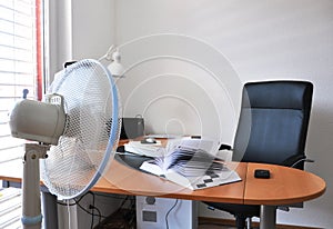 Fan in the office