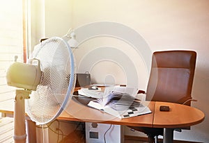 Fan in the office