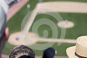 Fan's View of a Baseball Game