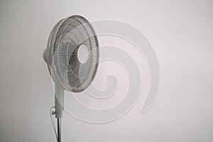 Fan on a white background. air cooling system. mockup