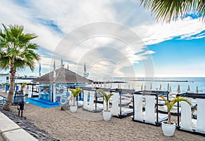 Fanabe beach at Adeje Coast, Tenerife photo