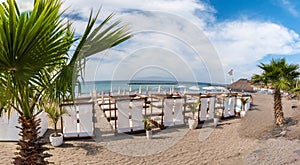 Fanabe beach in Tenerife, Canary Islands, Spain photo