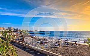 Fanabe beach of Tenerife