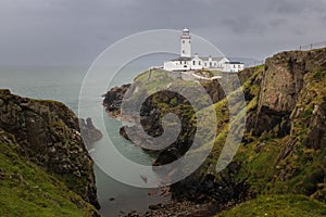 Fanad head lighthouse. county Donegal. Ireland photo