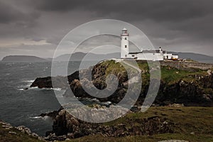 Fanad head lighthouse. county Donegal. Ireland photo