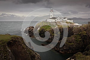 Fanad head lighthouse. county Donegal. Ireland photo