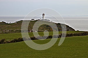 Fanad Lighthouse & Fanad Peninsula between Lough Swilly and Mulroy Bay, County Donegal, Ireland