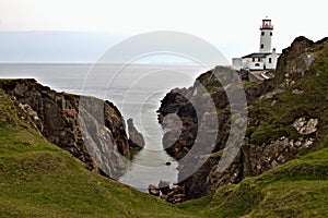 Fanad Lighthouse & Fanad Peninsula between Lough Swilly and Mulroy Bay, County Donegal, Ireland