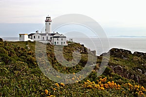 Fanad Lighthouse & Fanad Peninsula between Lough Swilly and Mulroy Bay, County Donegal, Ireland