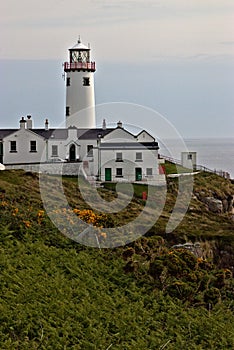 Fanad Lighthouse & Fanad Peninsula between Lough Swilly and Mulroy Bay, County Donegal, Ireland