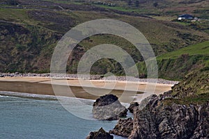 Fanad Peninsula between Lough Swilly and Mulroy Bay, County Donegal, Ireland