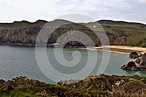 Fanad Peninsula between Lough Swilly and Mulroy Bay, County Donegal, Ireland