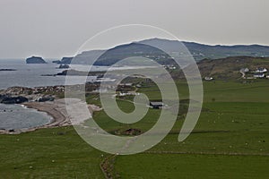 Fanad Peninsula between Lough Swilly and Mulroy Bay, County Donegal, Ireland