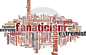 Fanaticism word cloud