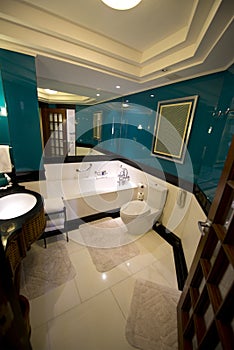 Fancy Bath, Bathroom in Luxury Resort Hotel