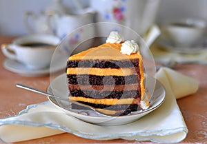 Fancy Chocolate & Orange Cake