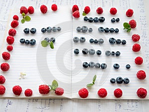 Cheerful and tasty writing lesson. Play and learn with fun.