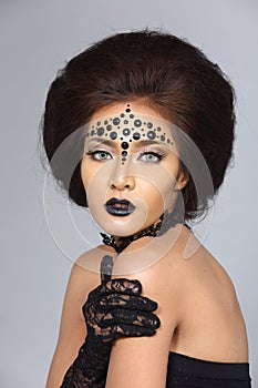 Fancy Creative Talent Make up and Hair style on Asian Beautiful