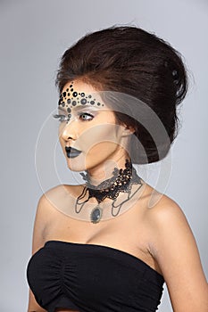 Fancy Creative Talent Make up and Hair style on Asian Beautiful