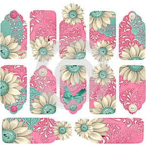 Fancy Flourish Gift Tag Tabs