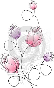 Fancy flower design