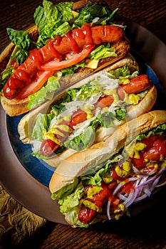 Fancy Grilled Hotdogs