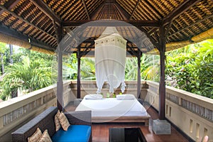 Fancy hotel room in Bali, Indonesia
