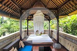 Fancy hotel room in Bali, Indonesia