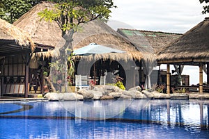 Fancy hotel room in Bali, Indonesia