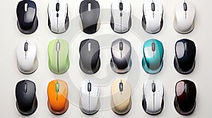 Fancy Mouse on plain backdrop