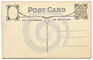 Fancy Vintage Postcard
