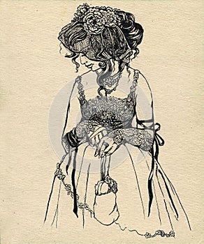 Fancy woman 19 century