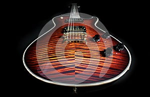 Fancy Wood on Beautiful Electric Guitar - Flamed Maple photo