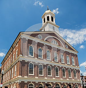 Faneuil Hall in Boston on Freedom Trail photo