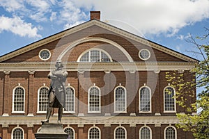 The Faneuil Hall in Boston, Massachusetts