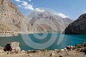 Fann lakes mountain landscape in Tajikistan