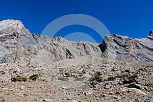 Fann mountain landscape in Tajikistan