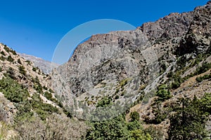 Fann mountain landscape in Tajikistan