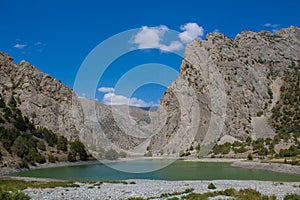 Fann mountain landscape in Tajikistan